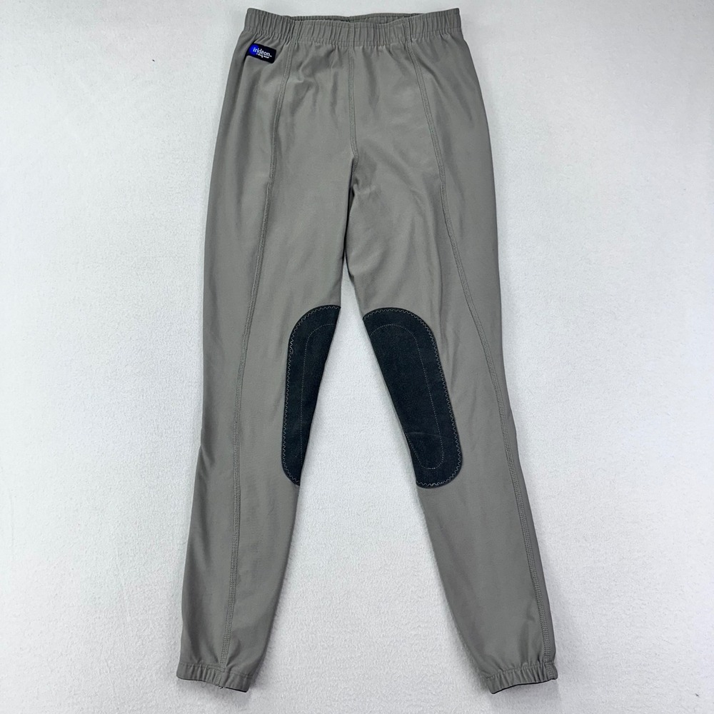 irideon Equestrian Pants Womens Large Khaki Riding Trousers‎ Pull-On Comfort USA